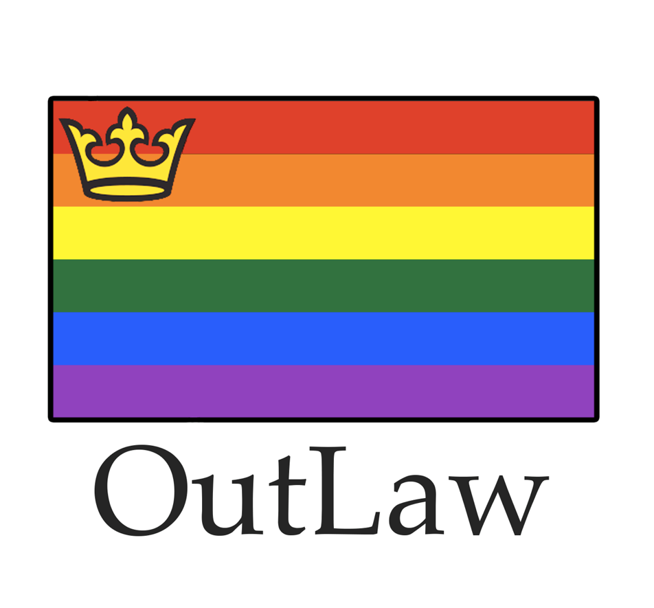 Queen's outlaw rainbow logo